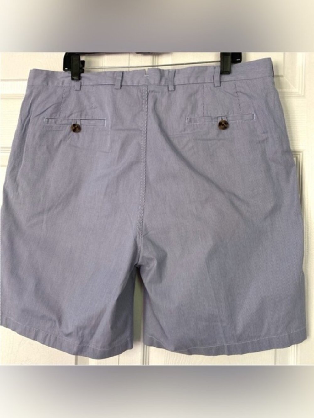 Peter Millar Man’s Shorts 9” Pinstripe Cotton-Blend Shorts size 38 - Picture 2 of 10